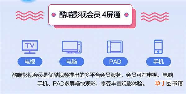 优酷酷喵会员年卡199元：4折大促 PC手机平板TV四屏通用