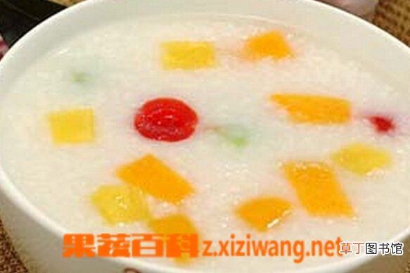 水果粥的材料和做法步骤