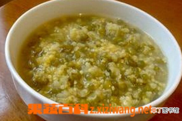 绿豆小米粥的功效和做法