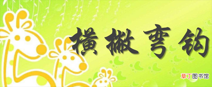 横撇弯钩怎么写？