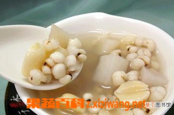 薏米莲子粥的材料和做法