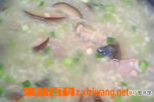 香菇皮蛋粥的材料和做法步骤