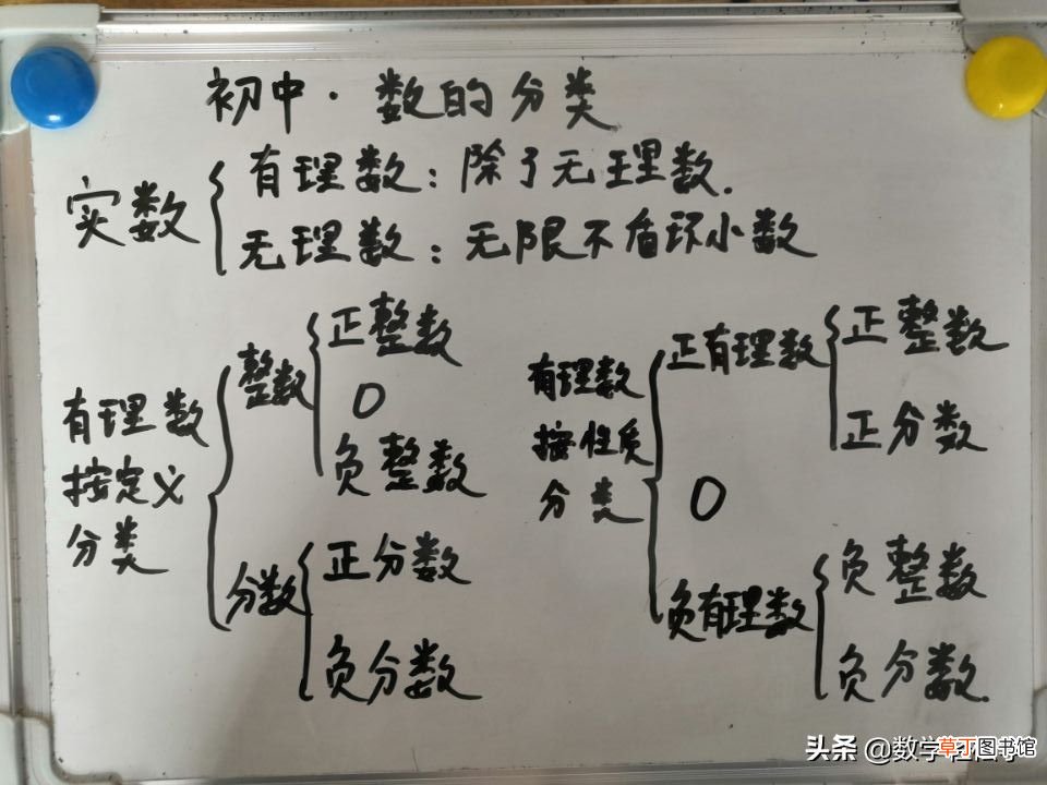 数的分类 初中数学之数的分类