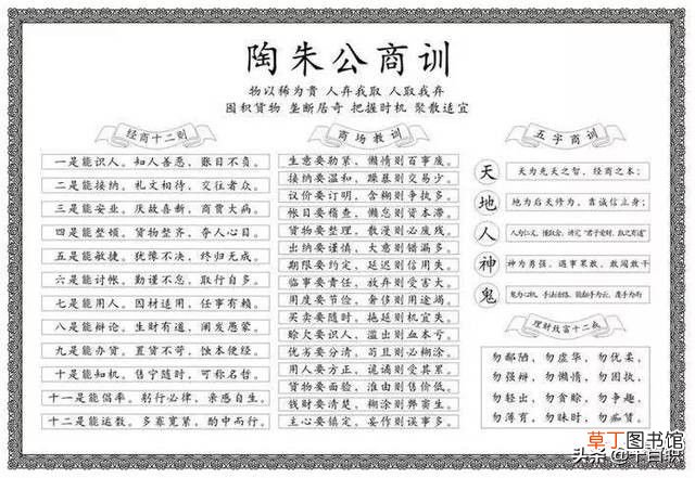 商圣陶朱公生意经 陶朱商经