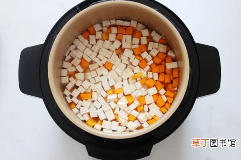 南瓜芋头粥材料和做法步骤