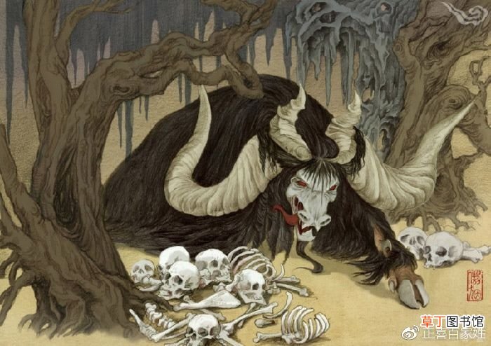 山海经异兽图 美得不可理喻的山海经中的奇珍异兽！