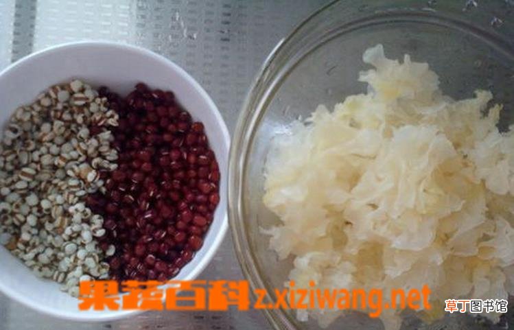 银耳薏米红豆粥的做法与功效