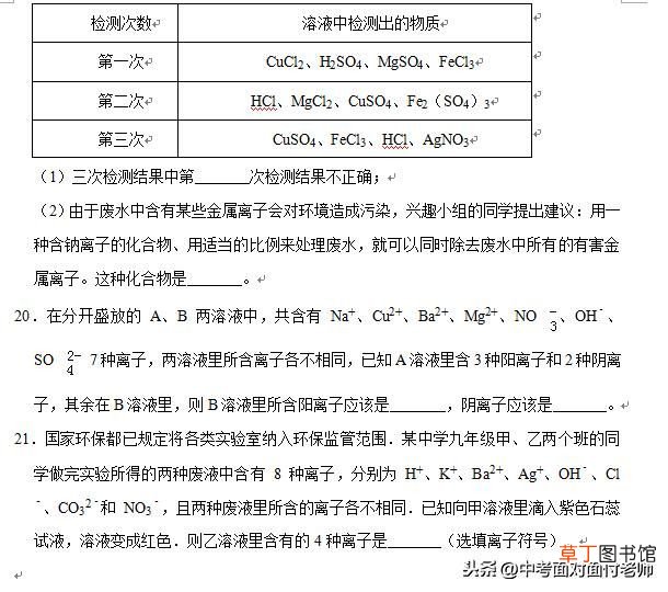 离子共存问题 离子或物质的共存问题