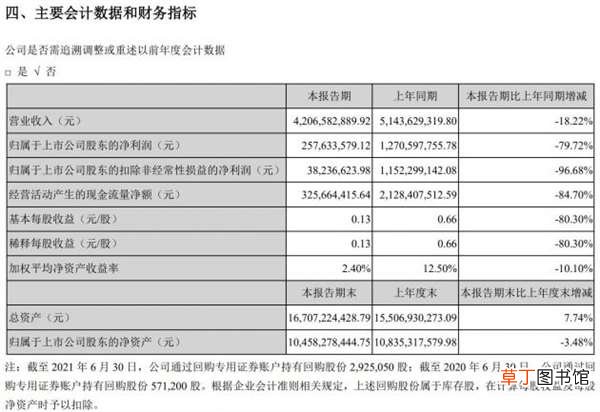 来自未成年人的收入占比极低 完美世界：上半年净利润暴降96.68%