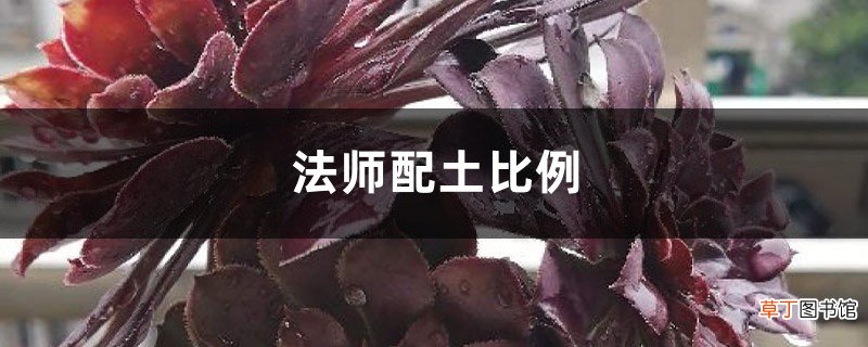 法师配土比例