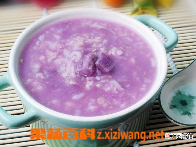 紫薯牛奶燕麦粥的材料和做法