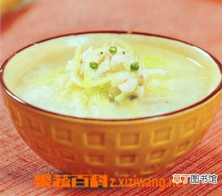 鱼丝青笋粥的材料和做法步骤