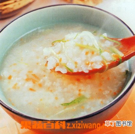 胡萝卜菜丝粥的材料和做法步骤