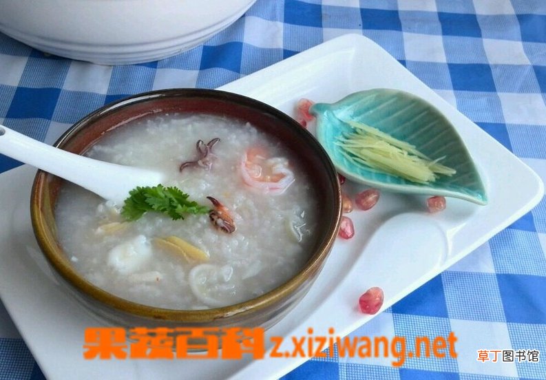 鲜菇海鲜粥的材料和做法步骤