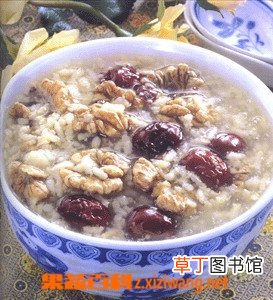 红枣桃仁粥的材料和做法 红枣桃仁粥的功效