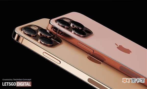 13 Pro最新渲染图曝光：小刘海、新增日落金/玫瑰金配色 iPhone