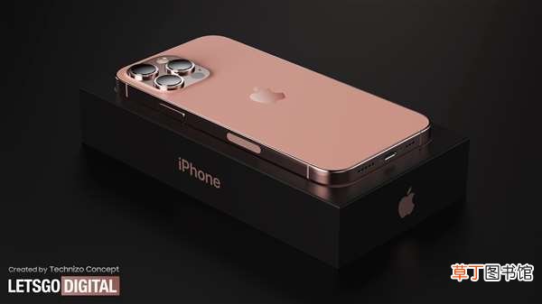 13 Pro最新渲染图曝光：小刘海、新增日落金/玫瑰金配色 iPhone