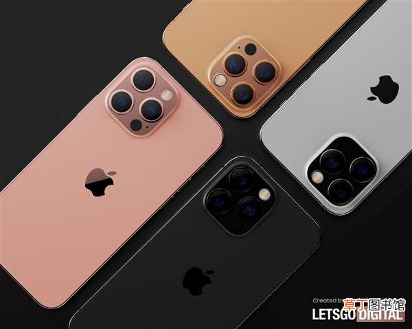 13 Pro最新渲染图曝光：小刘海、新增日落金/玫瑰金配色 iPhone