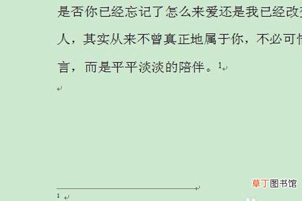 脚注怎么删除