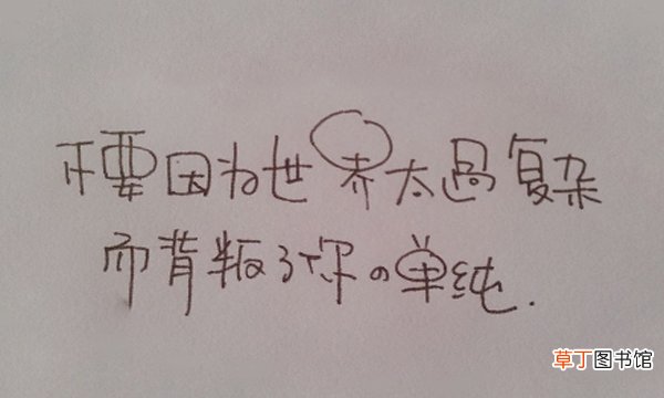 单纯是什么意思