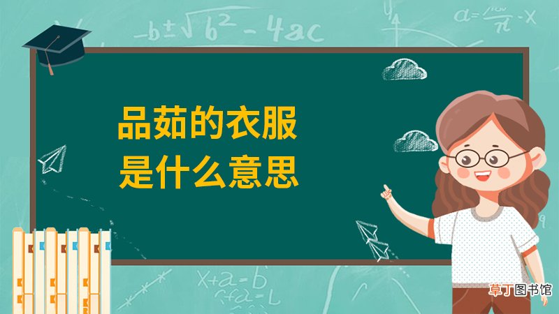 品茹的衣服是什么意思