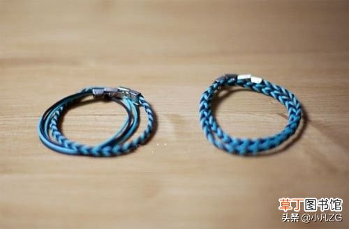 双色绳手链教程 两股红绳手链编法