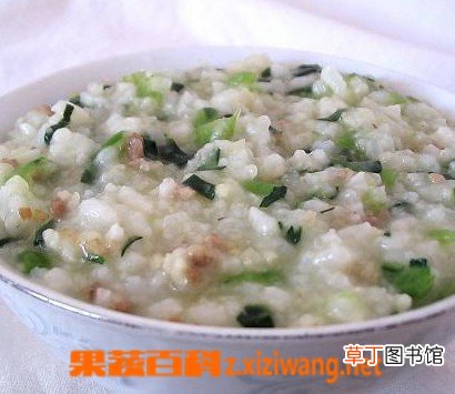 肉末菜粥的材料和做法教程