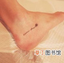 脚腕好看的纹身图案女有哪些