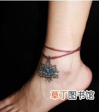 脚腕好看的纹身图案女有哪些