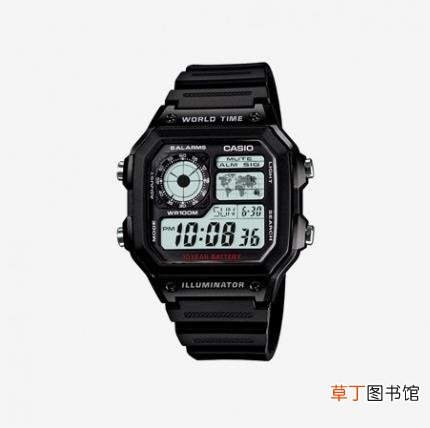 卡西欧ae1200怎么调整时间