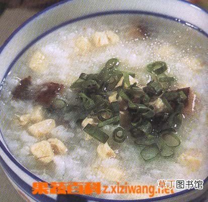 香葱鸡粒粥如何做 香葱鸡粒粥的材料和做法步骤教程