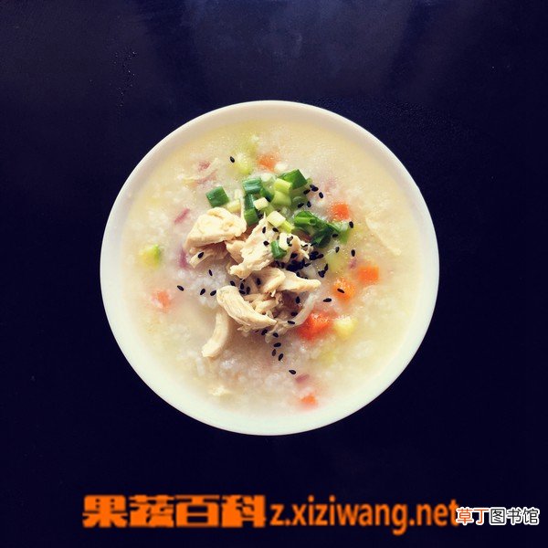 鲜奶鸡肉粥的材料和做法步骤教程
