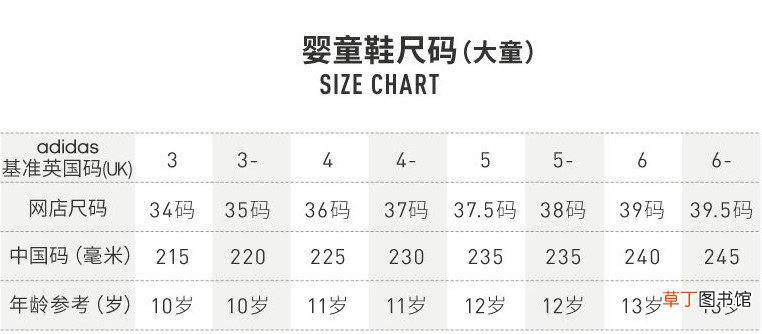 adidas鞋子尺码