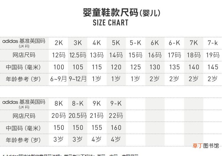 adidas鞋子尺码
