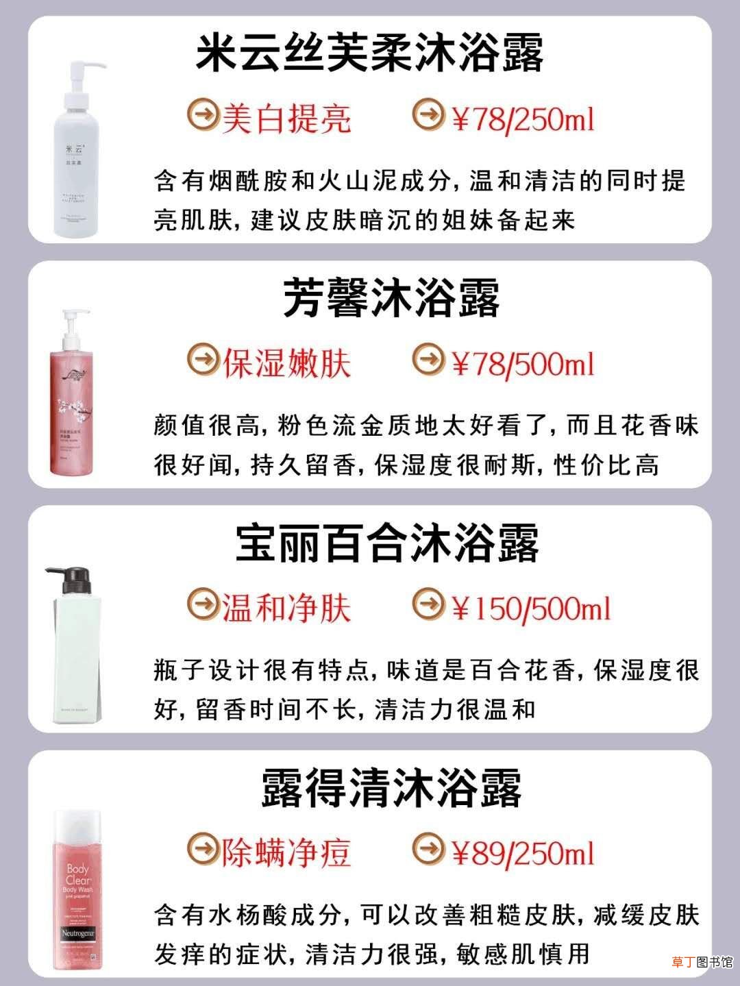 私藏好用的沐浴露测评 什么牌子沐浴露好
