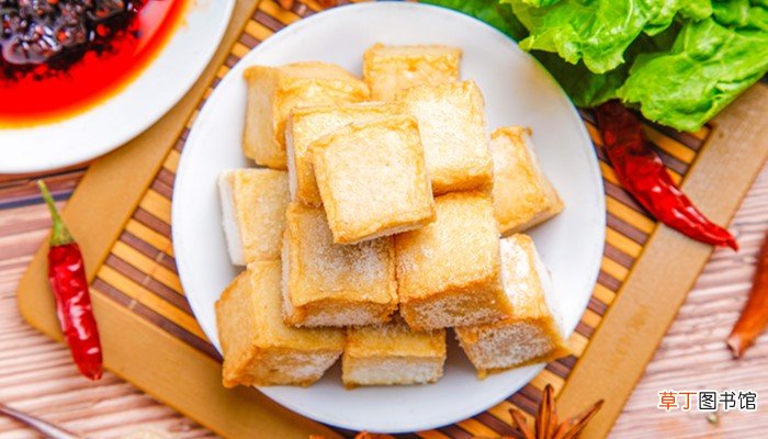 梦见豆腐切成一块一块的