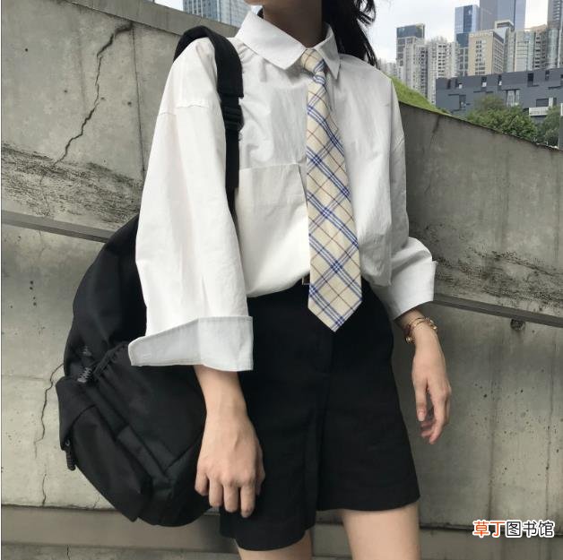 jk制服领带的系法