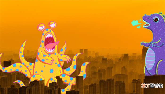 梦见怪兽袭击人类自己四处躲藏