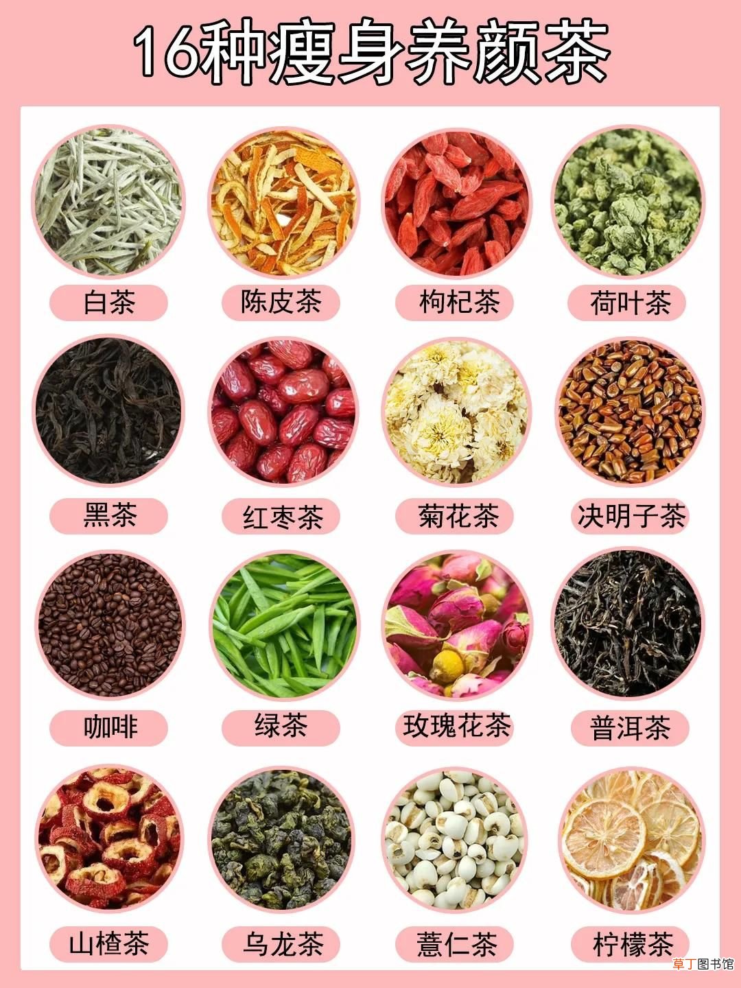 6款瘦身养颜茶 美容减肥茶