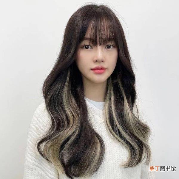黑色头发挑染几撮好看