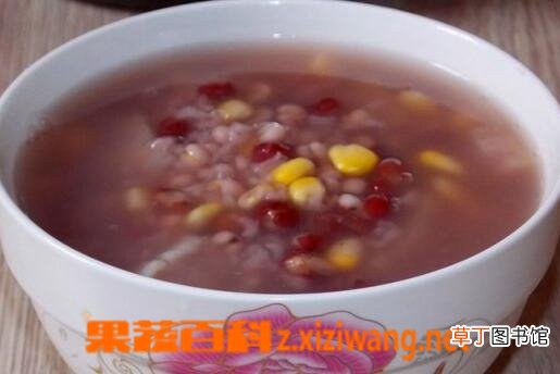 红豆玉米粥的做法与功效