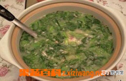 茴香青菜粥的材料和做法步骤 茴香青菜粥的功效
