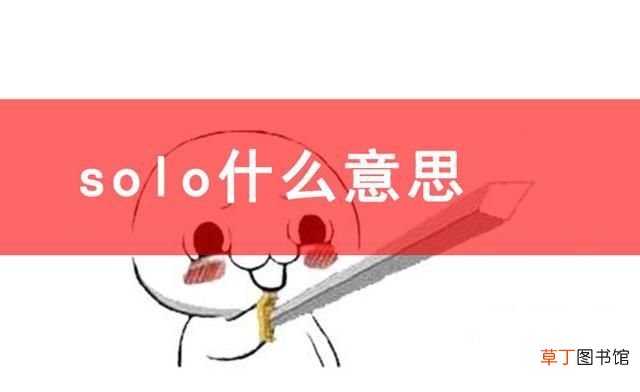 了解一下什么是solo solo什么意思