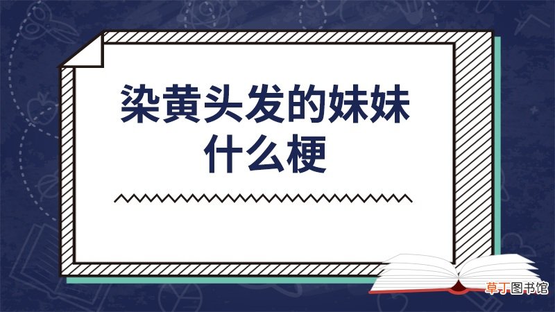 染黄头发的妹妹什么梗