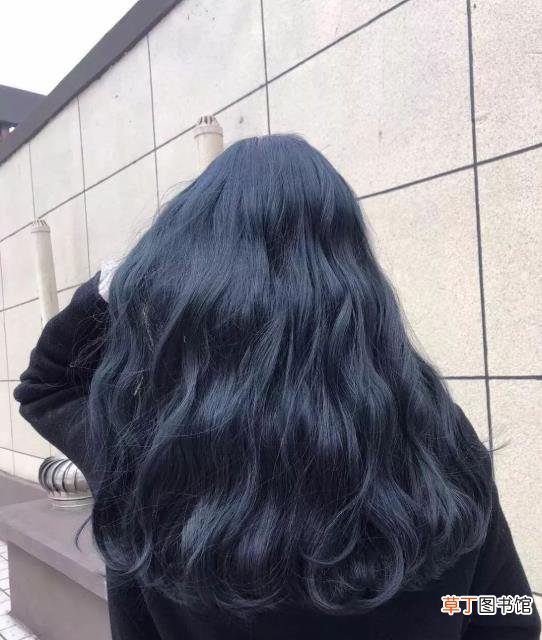 蓝黑色褪色全过程
