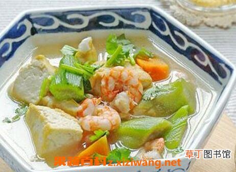虾仁丝瓜粥的功效与作用