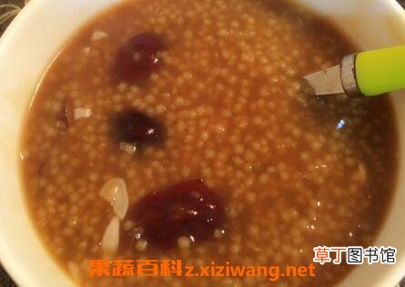 红糖小米粥的功效与作用