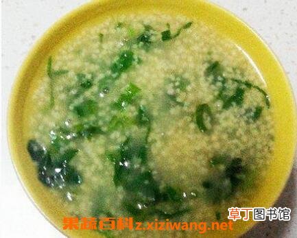 白菜小米粥的原料和做法步骤