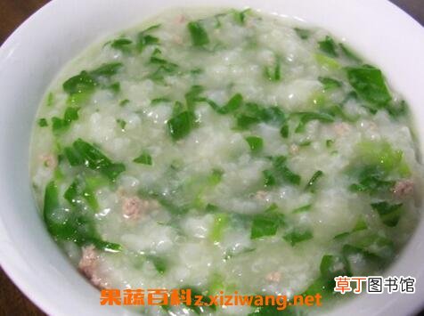白菜瘦肉粥有什么功效
