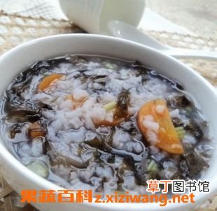 白菜木耳粥的原料和做法教程